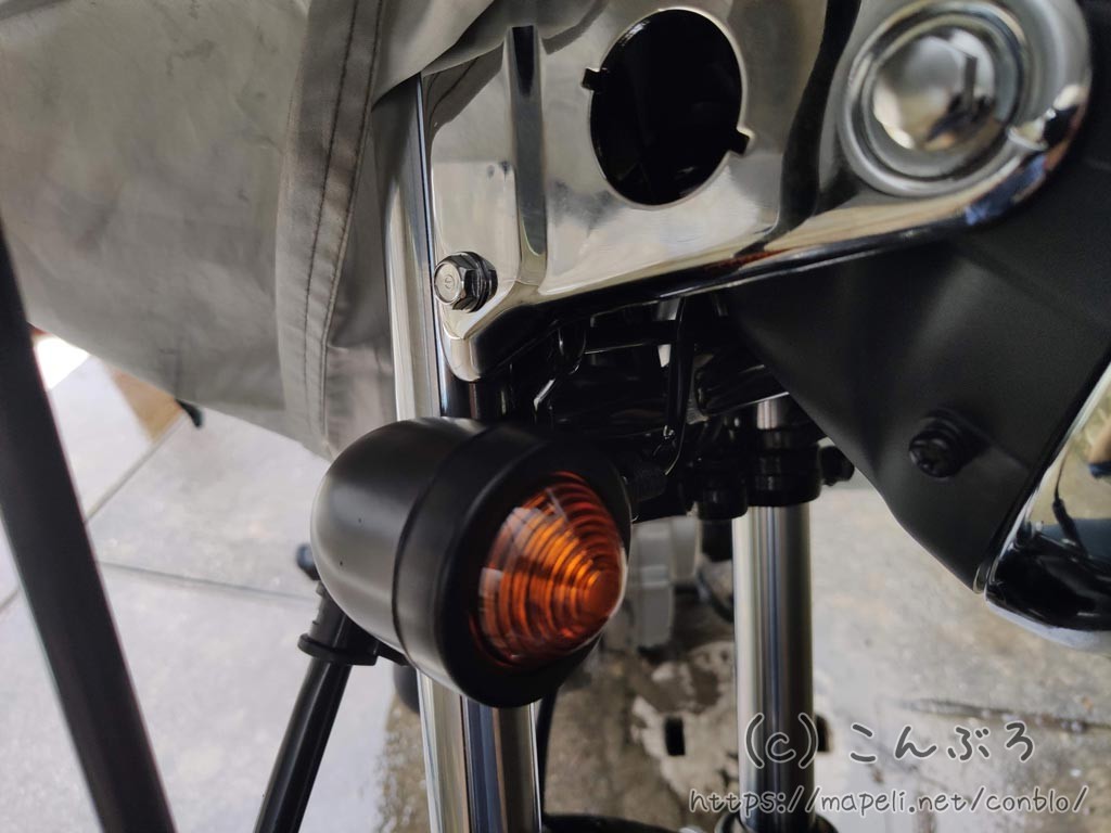 亚马逊折扣转向灯安装在 CBF125T 上！